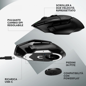 17186384964335-logitechgg502xlightspeedmousegiocaremanodestrarfwirelessottico25600dpi