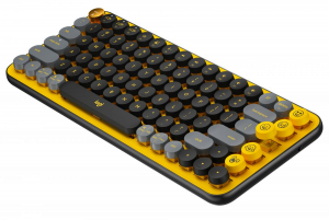 17225269875746-logitechpopkeyswirelessmechanicalkeyboardwithemojikeystastierauniversalerfsenzafilibluetoothazertyfrancesenerogrigiogiallo