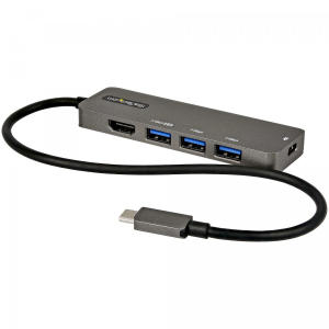 17234858911264-startechcomadattatoremultiportausbcminidockingstationdausbcahdmi4k60hzhdr10conpassthroughpowerdelivery100whub4porteusb30minidockusbtypeccavointegratoda30cm