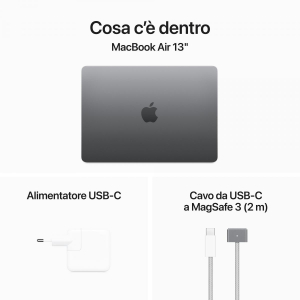 17264702040871-applemacbookair13m3chipconcore8cpuecore10gpu8gb512gbssdgrigiosiderale