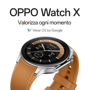 17278148527316-oppowatchxdisplayamoledda143bluetooth50blegpsnfcwearos4doppioprocessorequalcommandroidricaricarapida010060min100orediautonomiarom32gbversioneitalianamarsbrown