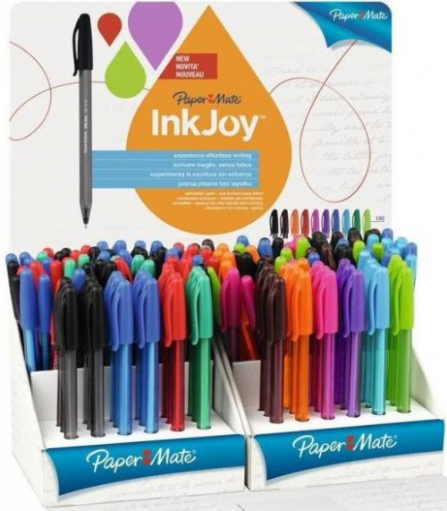 17181523260802-papermateinkjoy100neroblumarroneverdeazzurroverdechiaromagentaarancionerossoviolapennaasfera250pz