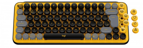 17225269703406-logitechpopkeyswirelessmechanicalkeyboardwithemojikeystastierauniversalerfsenzafilibluetoothazertyfrancesenerogrigiogiallo