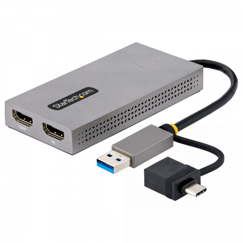 17233585304035-startechcomadattatoreusb30ahdmischedavideoesternausb30adoppiohdmi1x4k30hz1x1080pcavoda11cmintegratocondongledausbaausbcconvertitoredausbacadualhdmiwinmac