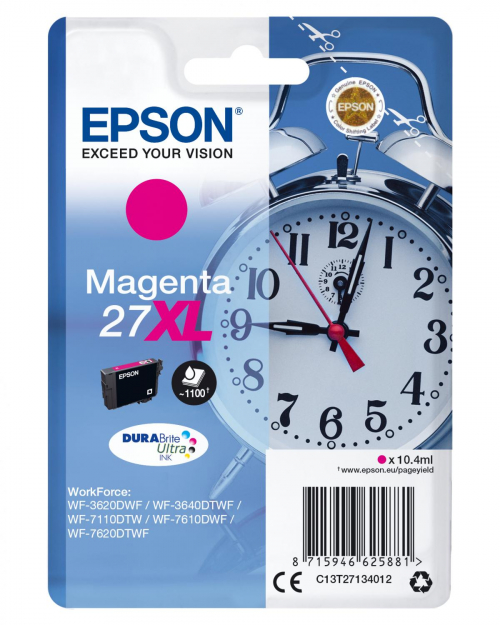 17250133350127-epsonalarmclockcartucciasvegliamagentainchiostridurabriteultra27xl