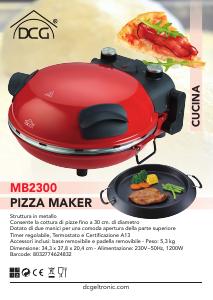 Volantino - DCG Eltronic DCG Eltronic MB2300 macchina e forno per pizza 1 pizza(e) 1200 W Rosso