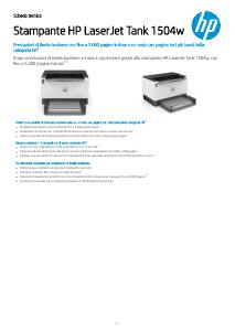 Volantino - HP HP LaserJet Stampante Tank 1504w, Bianco e nero, Stampante per Aziendale, Stampa, dimensioni compatte; risparmio energetico; Wi-Fi dual band