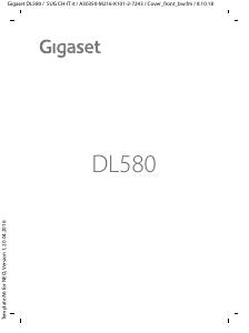 Manuale dell'utente - Gigaset Gigaset DL580 telefono Telefono analogico Identificatore di chiamata Nero