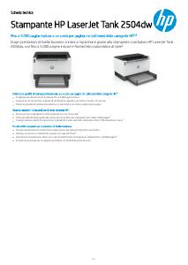 Volantino - HP HP LaserJet Stampante Tank 2504dw, Bianco e nero, Stampante per Aziendale, Stampa, Stampa fronte/retro