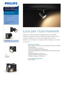 Volantino - Philips by Signify Philips Hue White ambiance Faretto singolo Runner estensione