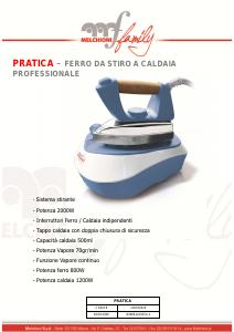 EU Product Fiche - Melchioni Melchioni PRATICA 800 W 0,5 L Blu, Bianco