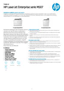 Volantino - HP HP LaserJet Enterprise M507x, Black and white, Stampante per Stampa, Stampa fronte/retro