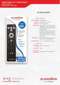 Volantino - Superior Electronics Superior Electronics SUPTRB027 telecomando Sky Pulsanti