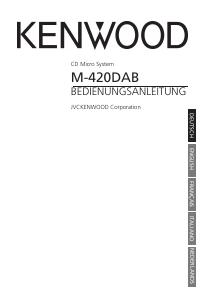 Manuale dell'utente - Kenwood Kenwood M-420DAB set audio da casa Microsistema audio per la casa 14 W Nero