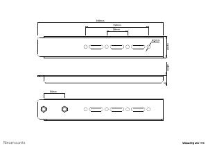 AWLS-950BL1_Drawing - Neomounts Neomounts kit estensione VESA