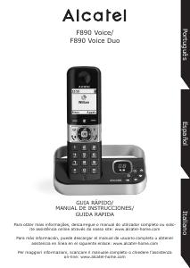 Manuale dell'utente - Alcatel Alcatel F890 Telefono DECT Identificatore di chiamata Nero, Argento