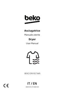 Manuale dell'utente - Beko Beko DRX927WN asciugatrice Libera installazione Caricamento frontale 9 kg A++ Bianco
