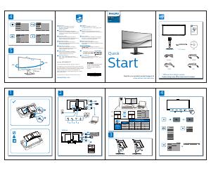 Quick Start Guide - Philips Philips B Line 345B1C/00 Monitor PC 86,4 cm (34") 3440 x 1440 Pixel Quad HD LCD Nero