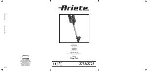 Manuale dell'utente - Ariete Ariete 2758 22v Digital Lithium - Scopa Elettrica Cordless con Motore Digitale - 3 livelli di Filtrazione - Kit accessori incluso - Rosa