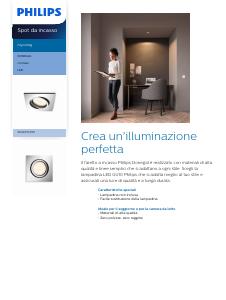 Volantino - Philips by Signify Philips myLiving Spot da incasso