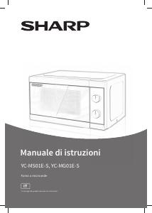 Manuale dell'utente - Sharp Home Appliances Sharp Home Appliances Forno a microonde grill YC-MG01E-S 20L 5 livelli di potenza 800 W e 1000W