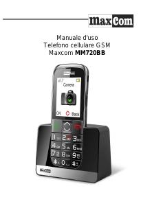 Manuale dell'utente - MAXCOM MaxCom MM720 5,59 cm (2.2") 83 g Nero Telefono di livello base