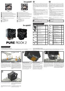 Manuale dell'utente - be quiet! be quiet! Pure Rock 2 Processore Raffreddatore d'aria 12 cm Argento 16 pz