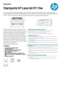 Volantino - HP HP LaserJet Stampante M110w, Bianco e nero, Stampante per Piccoli uffici, Stampa, dimensioni compatte