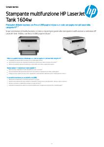 Volantino - HP HP LaserJet Stampante multifunzione Tank 1604w, Bianco e nero, Stampante per Aziendale, Stampa, copia, scansione, Scansione verso e-mail; scansione verso PDF