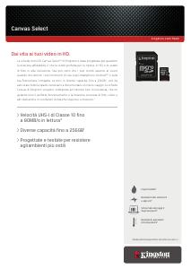 Volantino - Kingston Technology Kingston Technology Canvas Select 32 GB MicroSDHC UHS-I Classe 10
