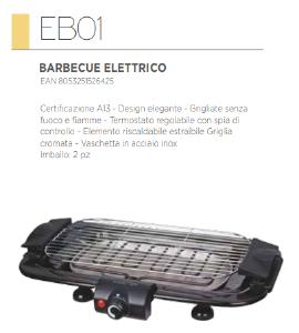 Volantino - Master Master EB01 barbecue per l'aperto e bistecchiera Da tavolo Elettrico Nero