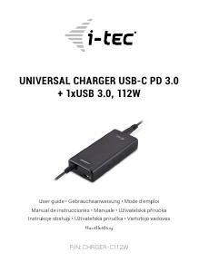 Manuale dell'utente - i-tec i-tec CHARGER-C112W Caricabatterie per dispositivi mobili Universale Nero AC Interno