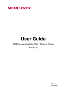 Manuale dell'utente - Mercusys Mercusys MW300D router wireless Ethernet Banda singola (2.4 GHz) Bianco