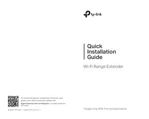 Quick Installation Guide - TP-LINK TP-Link TL-WA854RE moltiplicatore di rete Ripetitore di rete Bianco 10, 100 Mbit/s