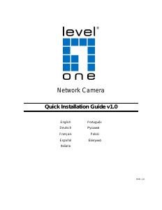 Manuale dell'utente - LevelOne LevelOne FCS-5212 telecamera di sorveglianza Capocorda Telecamera di sicurezza IP Interno e esterno 3200 x 1800 Pixel Pavimento/parete