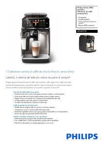 Volantino - Philips Philips Series 5400 LatteGo EP5447/90 Macchina da caffè automaticha