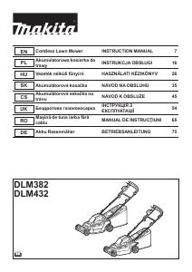 Manuale dell'utente - Makita Makita DLM432PT2 tagliaerba Tagliaerba a spinta Batteria Verde