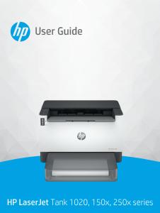 Manuale dell'utente - HP HP LaserJet Stampante Tank 1504w, Bianco e nero, Stampante per Aziendale, Stampa, dimensioni compatte; risparmio energetico; Wi-Fi dual band