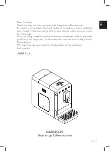 Manuale dell'utente - Smeg Smeg BCC01TPMEU macchina per caffè Automatica Macchina per espresso 1,4 L