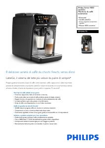 Volantino - Philips Philips Series 4300 LatteGo EP4346/70 Macchina da caffè automatica