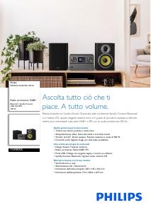 Volantino - Philips SISTEMA MICRO RADIO VIA INTERNET, DAB+ BLUETOOTH