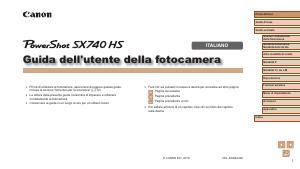 Manuale dell'utente - Canon Canon PowerShot SX740 HS 1/2.3" Fotocamera compatta 20,3 MP CMOS 5184 x 3888 Pixel Nero