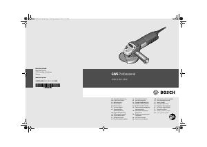 Manuale dell'utente - Bosch Bosch GWS 1400 Professional smerigliatrice angolare 12,5 cm 11000 Giri/min 1400 W 2,4 kg