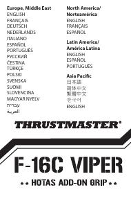 Manuale dell'utente - Thrustmaster Thrustmaster 2960848 periferica di gioco Nero, Rosso, Bianco Simulazione di Volo Analogico PC