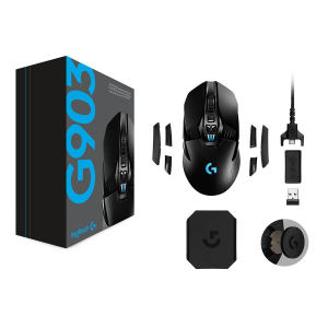 17223103803041-logitechglogitechg903lightspeedmousedagamingwirelessconsensorehero25k140he1hconbatteriaricaricabilergblightsynccompatibileconpowerplayambidestro107ge10gopzionale25600dpi