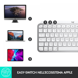 17224774058876-logitechmxkeysminipermactastierawirelessminimalcompattabluetoothtastiretroilluminatiusbcdigitazionetattilecompatibileconapplemacosipadosinmetallo