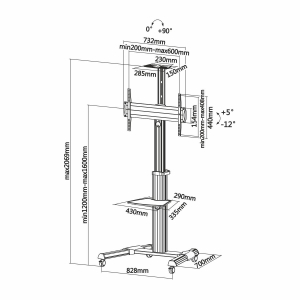 17225410104255-aisensft70tre037supportoperdisplayespositivi1778cm70neroargento