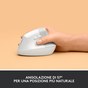 17226454719996-logitechliftmouseergonomicoverticalesenzafiliricevitorebluetoothologiboltusbclicsilenziosi4tasticompatibileconwindowsmacosipadoslaptoppcbianco