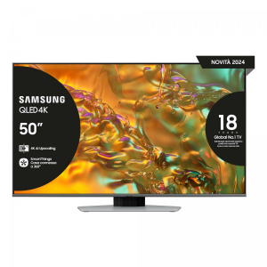 17260213249688-samsungq80dtvqled4k50qe50q80datxztsmarttvwifieclipsesilver2024processorenq4aigen24kaiupscalingsimplechamferdesigndolbyatmos