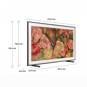 17267181540177-samsungtvqled4k55qe55ls03dauxztsmarttvwifiblack2024mattedisplayprocessorequantum4kmodernframedesigndolbyatmos